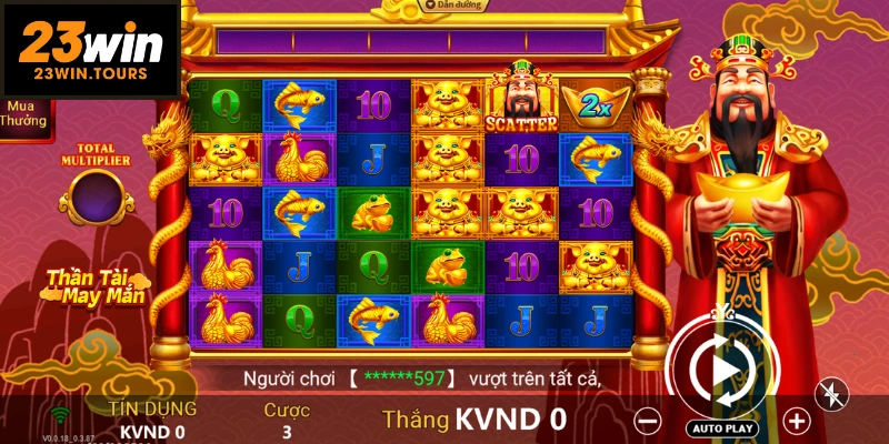 Nổ hũ thần tài là tựa game đình đám tại 23win