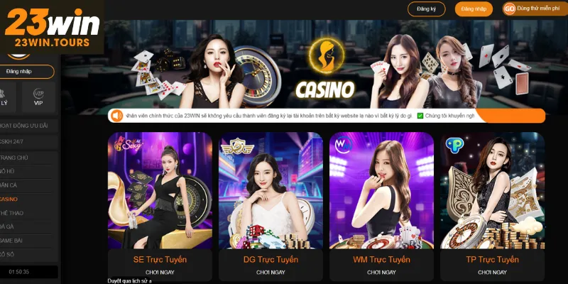 Casino là sảnh game mang lại cảm giác phấn chấn cho người chơi